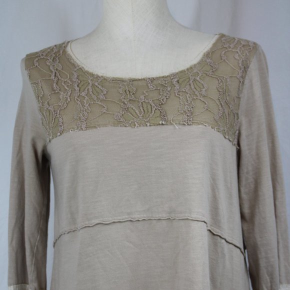 Sundance Catalog Angels Landing tunic lagenlook off white size Small - Picture 6 of 11